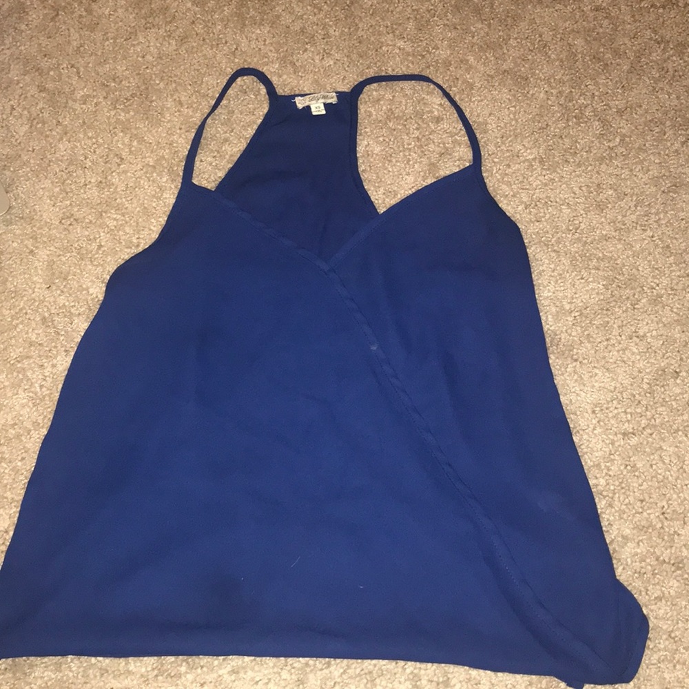 Navy Blue Tank Top